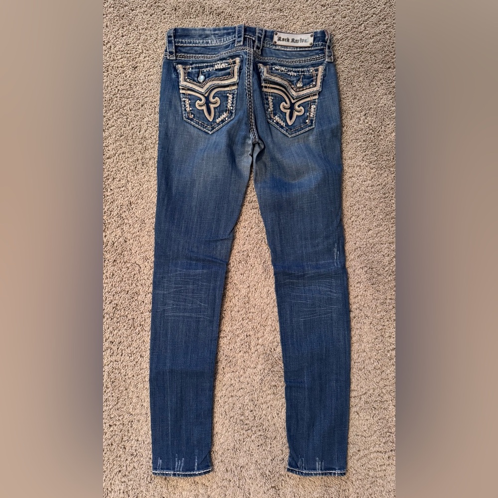 Excellent Like New Rock Revival Kai Skinny Jeans 28
